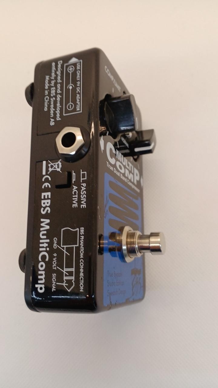 EBS MultiComp Compressor Pedal Effects Guitar Used