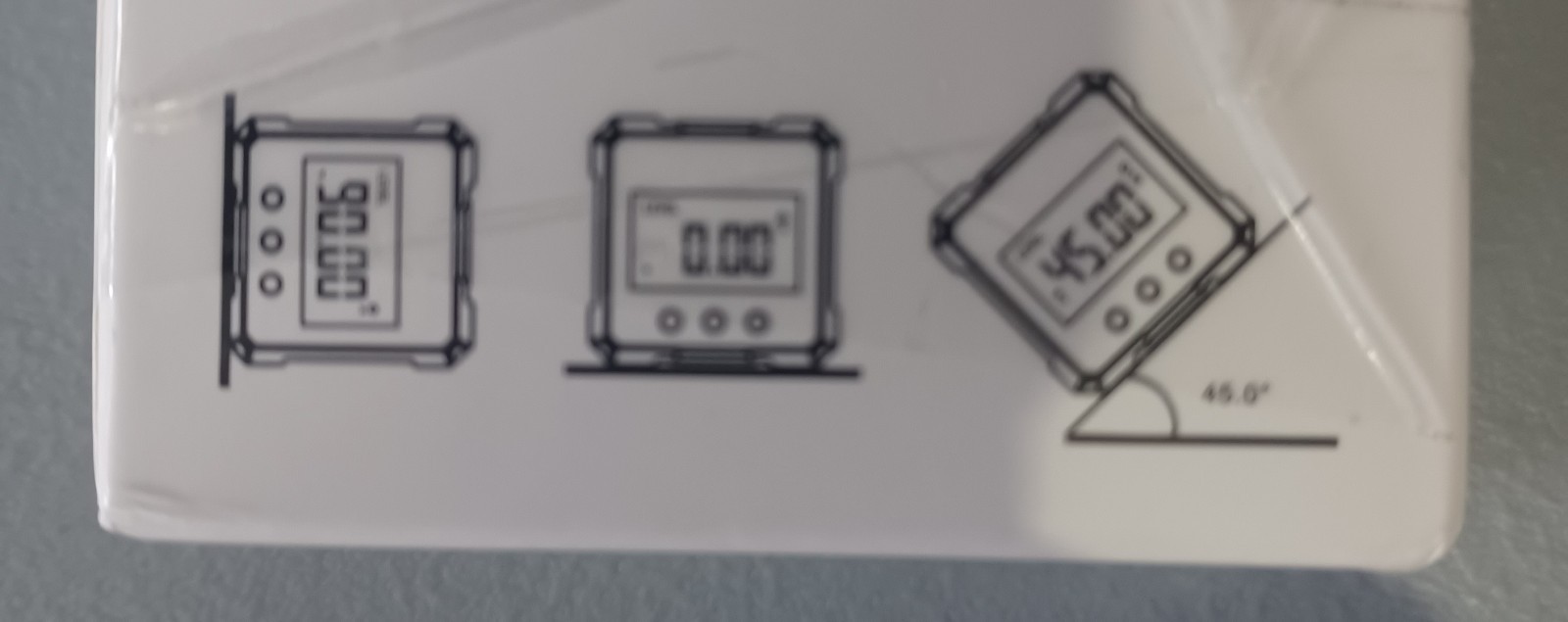 Digital Inclinometer Uses 2AAA Batteries NOT Included