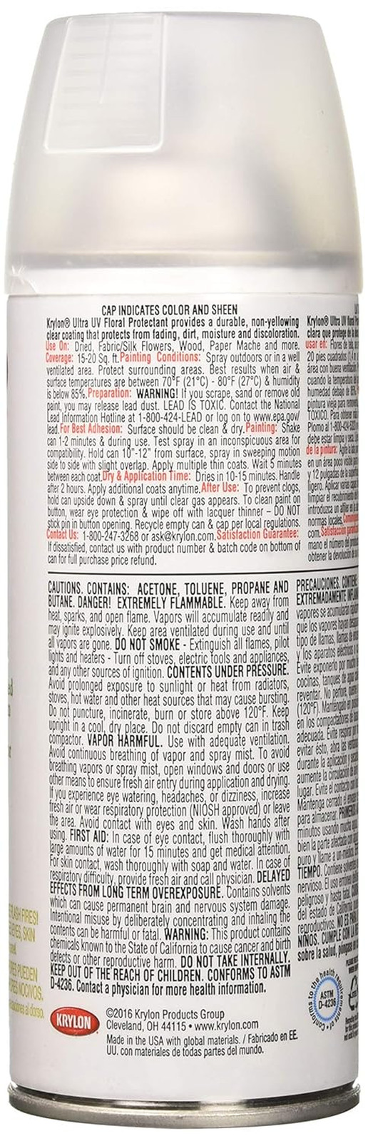 11.75 Oz Uv Floral Protectant Spray, Multicolor