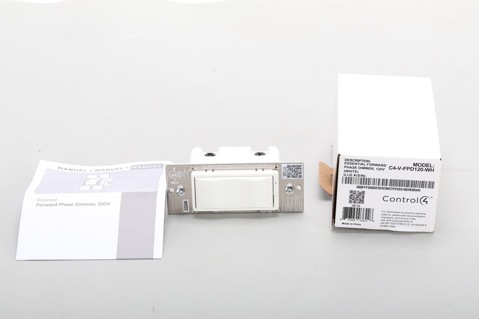 Control4 C4‑V‑FPD120‑WH Essential 120 V Wireless Forward Phase Dimmer - Open Box