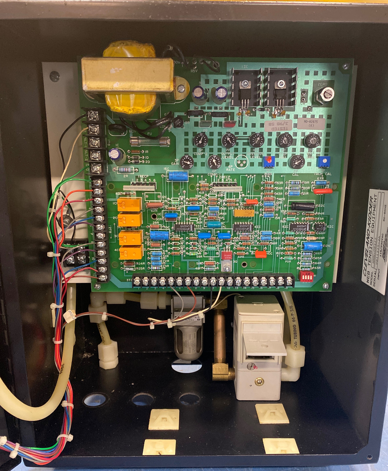 Cleveland Machine MWN-08422 Kidder Motor Controller 115/230VAC