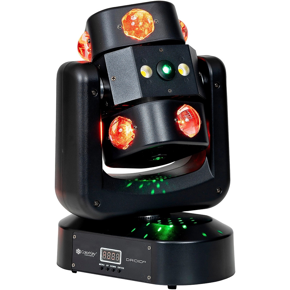 ColorKey Droid FX FX MultiEffect Moving Head wMulticolor LED Beams and Lasers