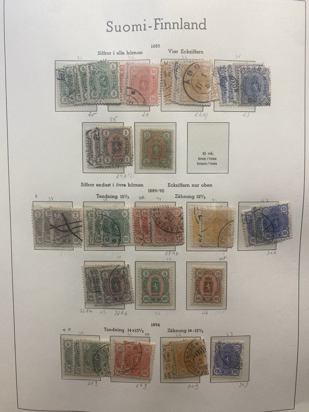 Finland 1856-1986 Stamp Collection in Lighthouse album(See Pics On Description)