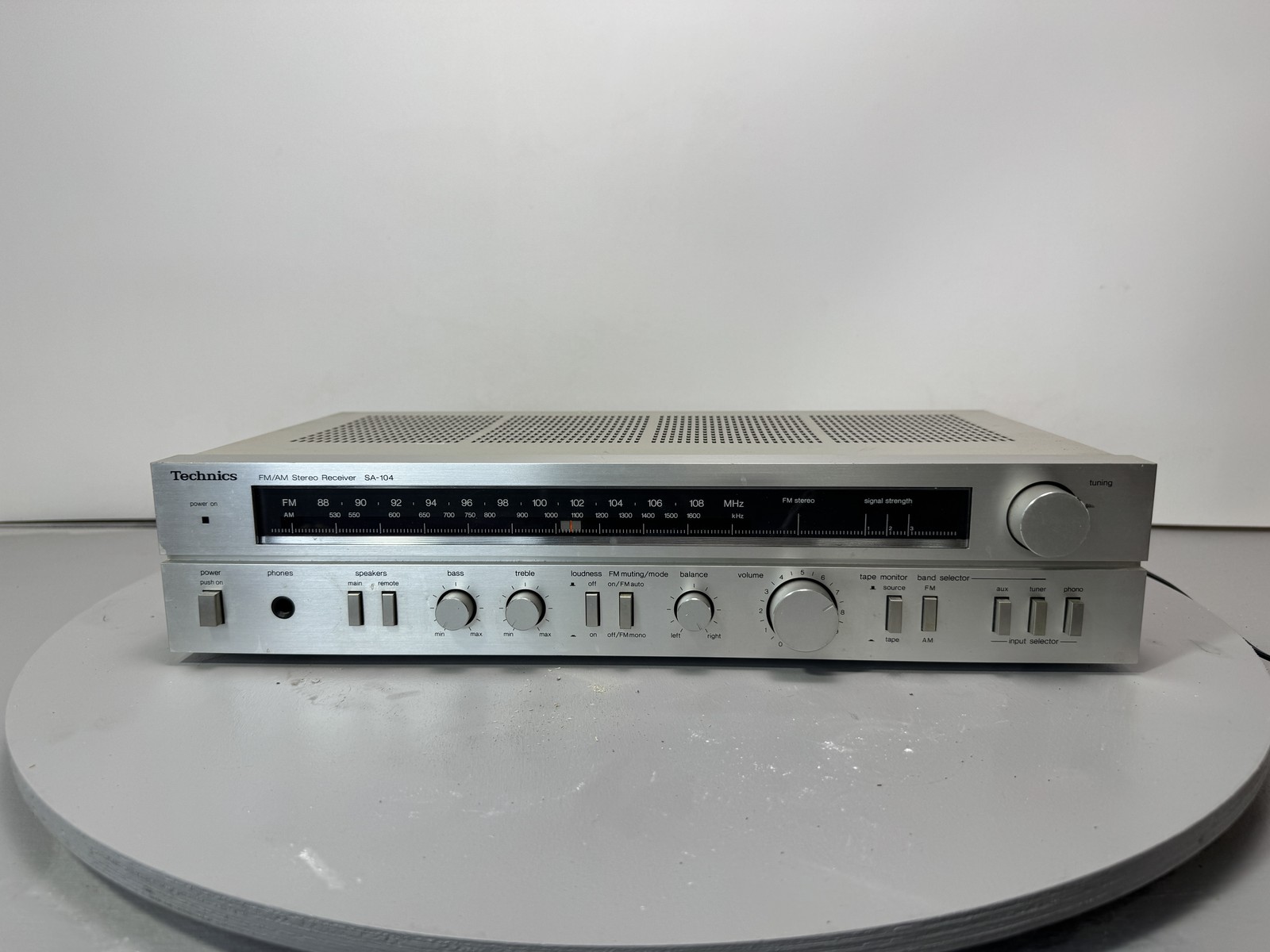 Technics SA-104 Receiver HiFi Stereo 2 Channel Vintage Home Audio AM/FM Tuner