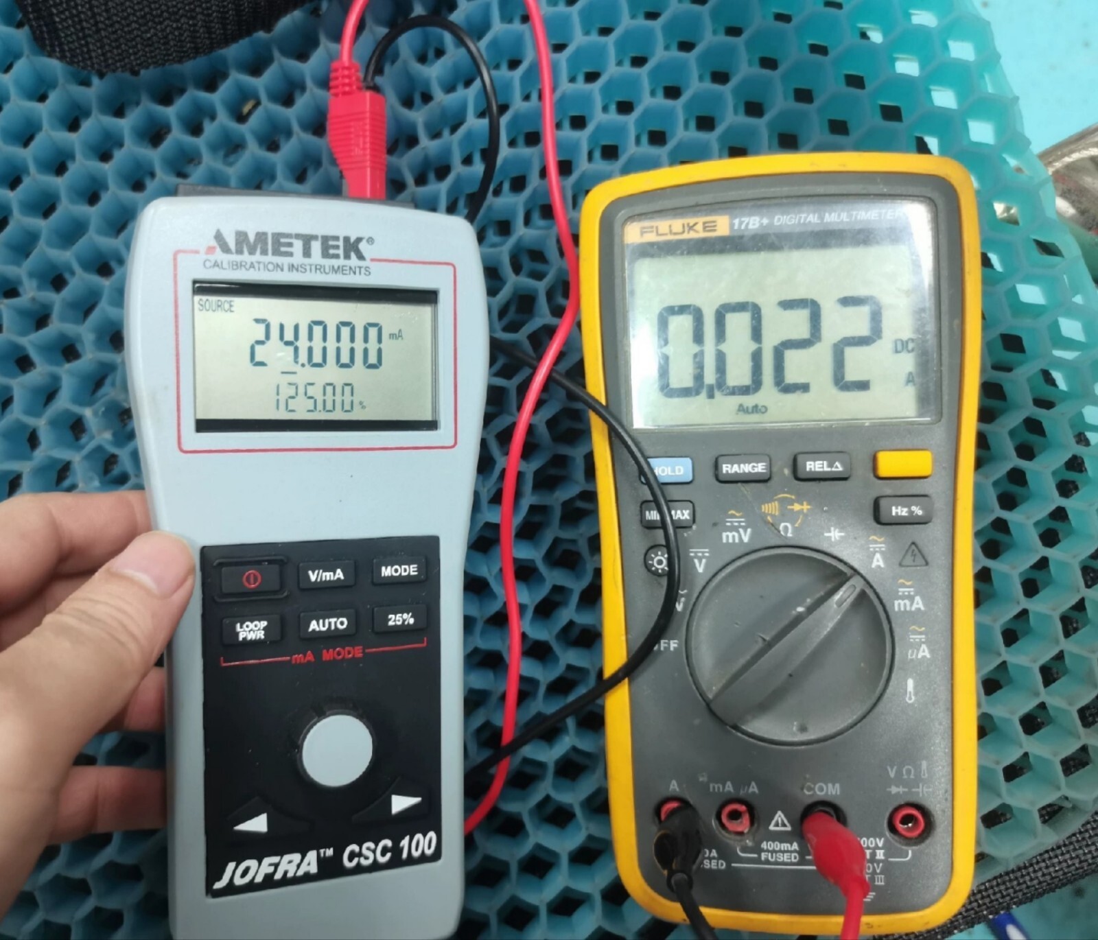 1 PCS AMETEK JOFRA CSC100 voltage and current calibrator/