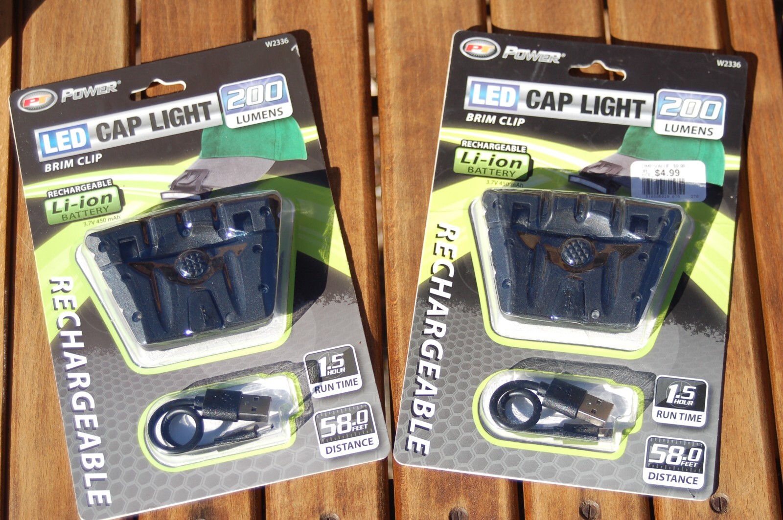 Flashlight 6 led headlamp rechargeable
