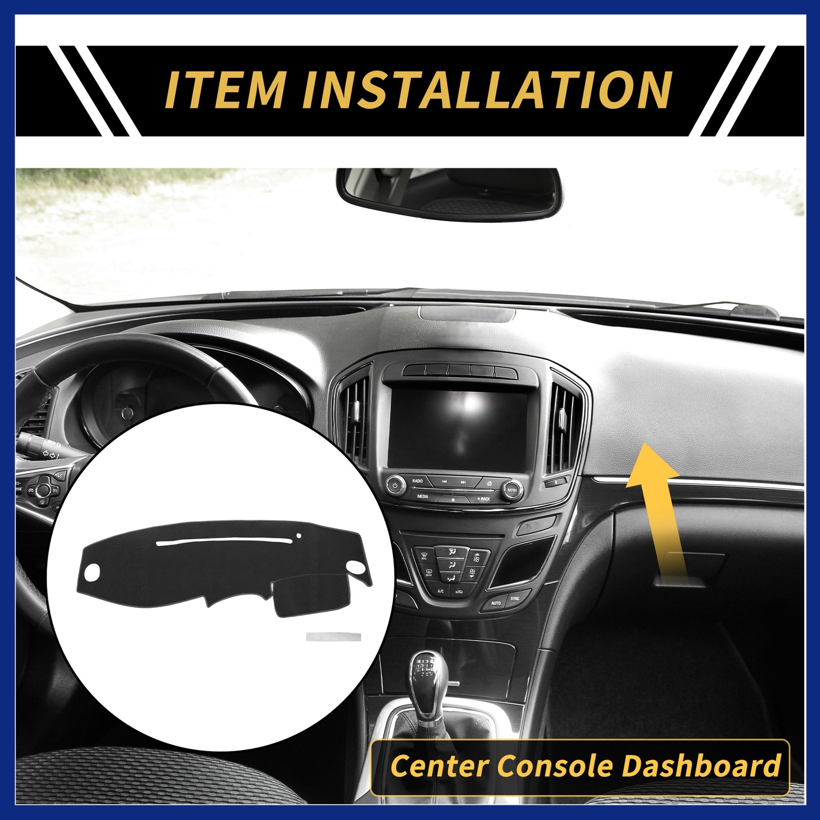 Dash Cover for Ford for Ranger 95-11 Non-Slip Dash Cover Mat Pad