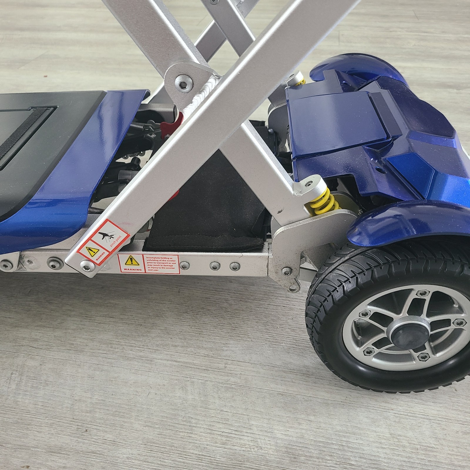 Solax Transformer 2 Electric Folding Mobility Scooter - Blue