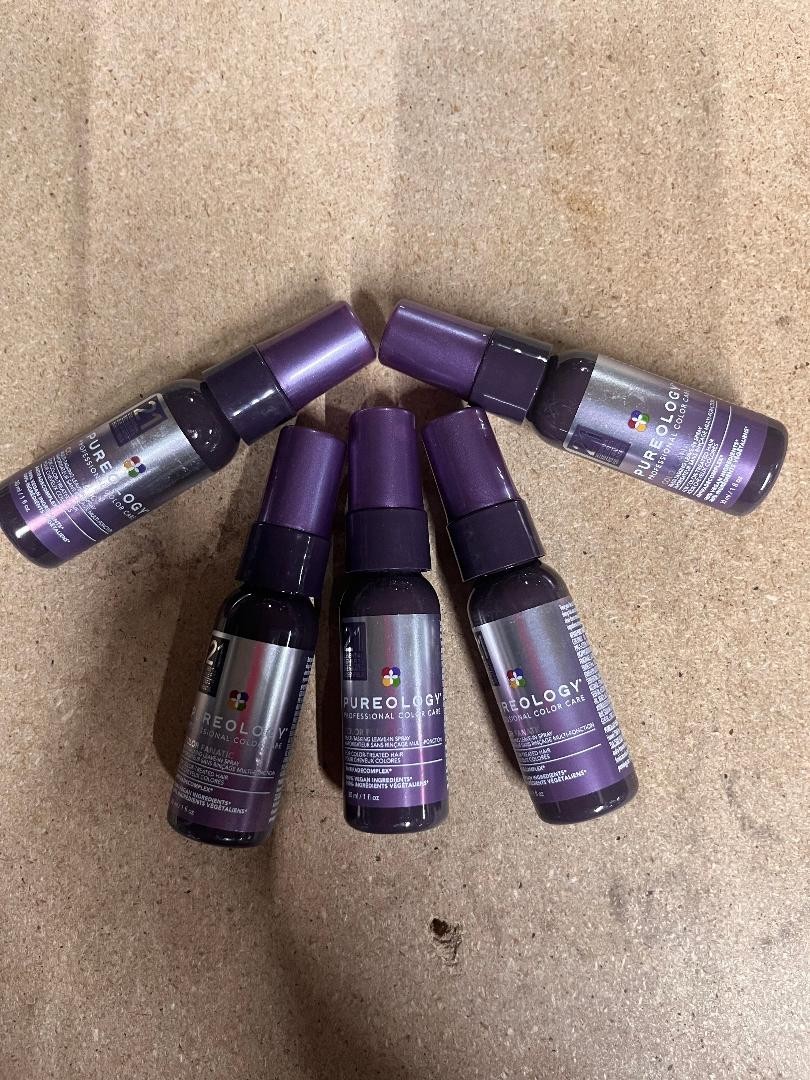 Pureology Color Fanatic Leave-in Spray 1 oz Travel Size 5 PACK