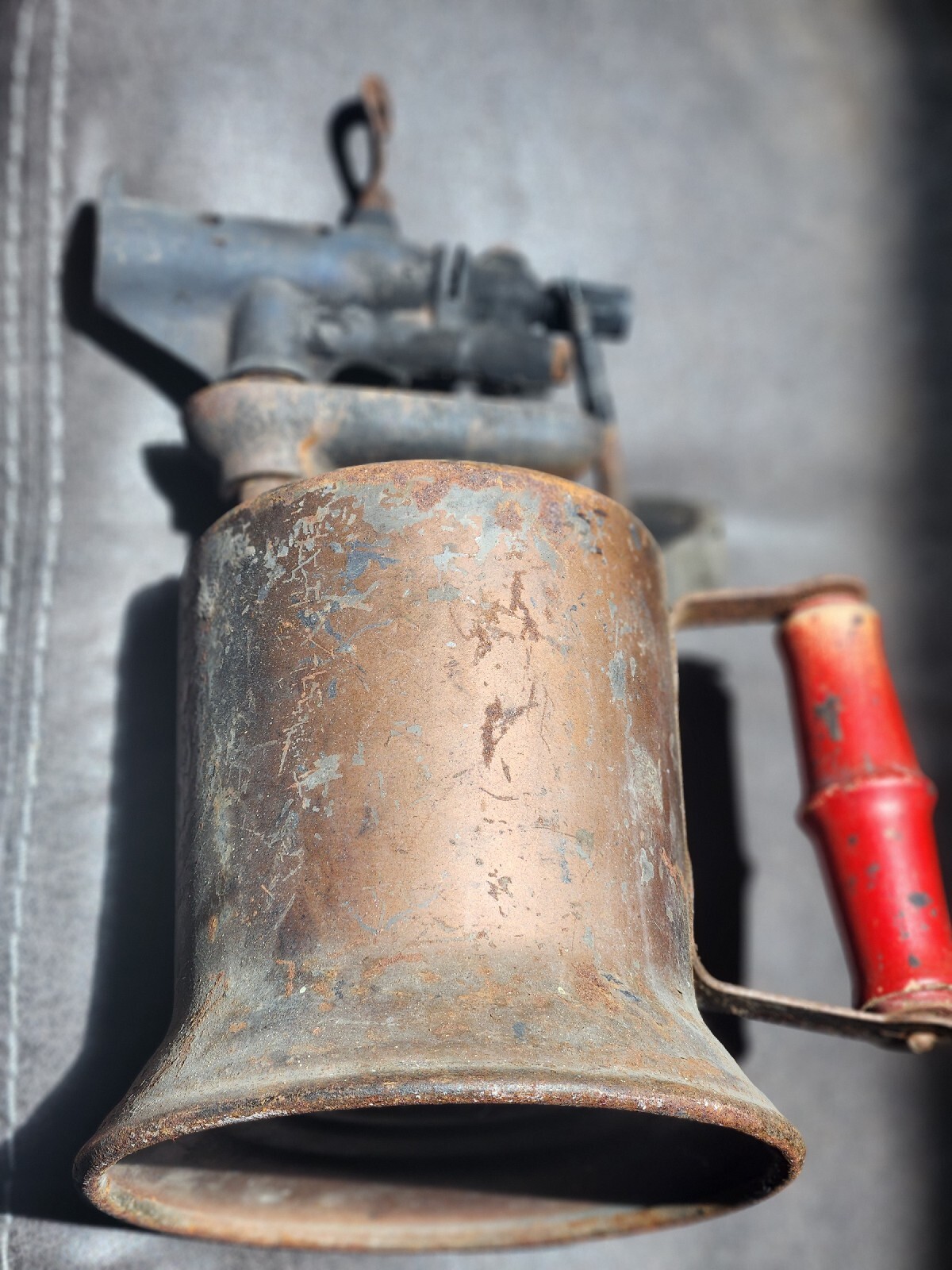 Vintage 1930's Turner Brass Works USA Model  Mechanics Gas Blow Torch W/Primer