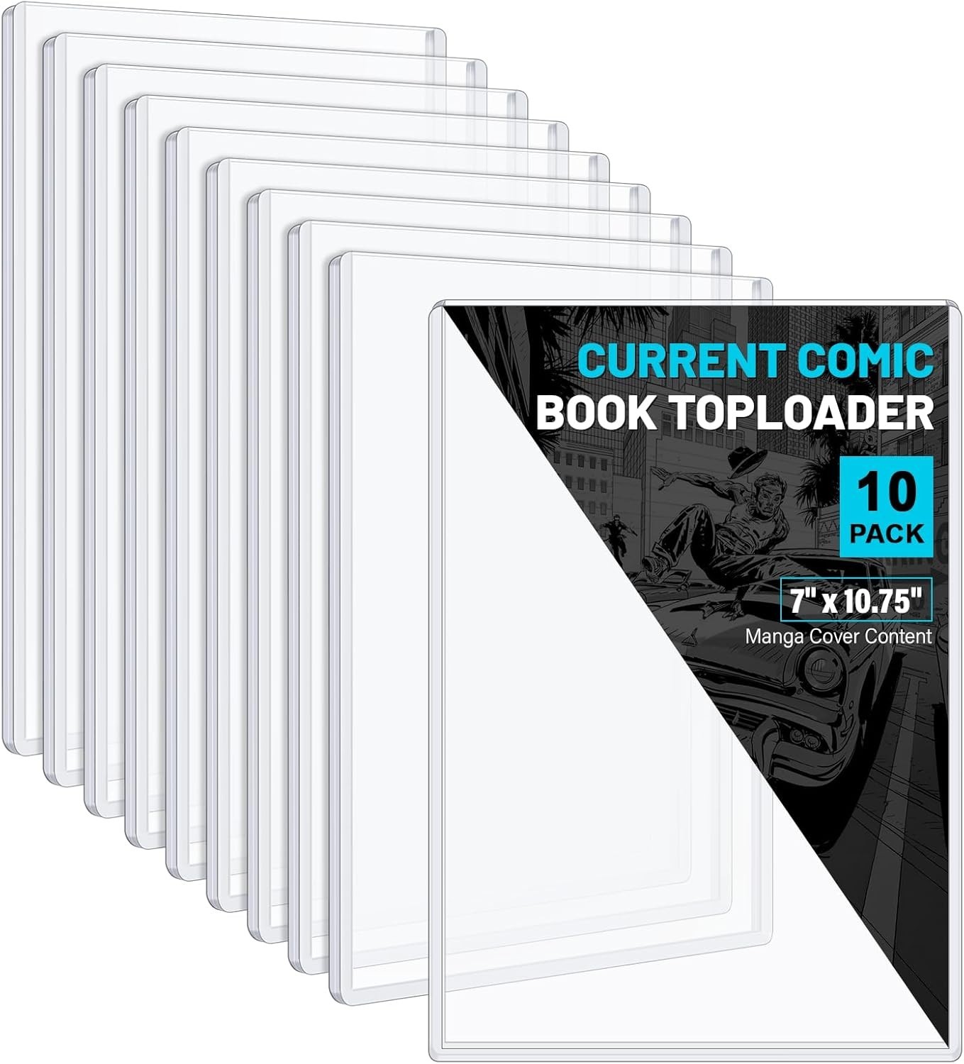 Comic Book Top Loaders for Current, Toploader Hard Sleeves Holder for Comic Book