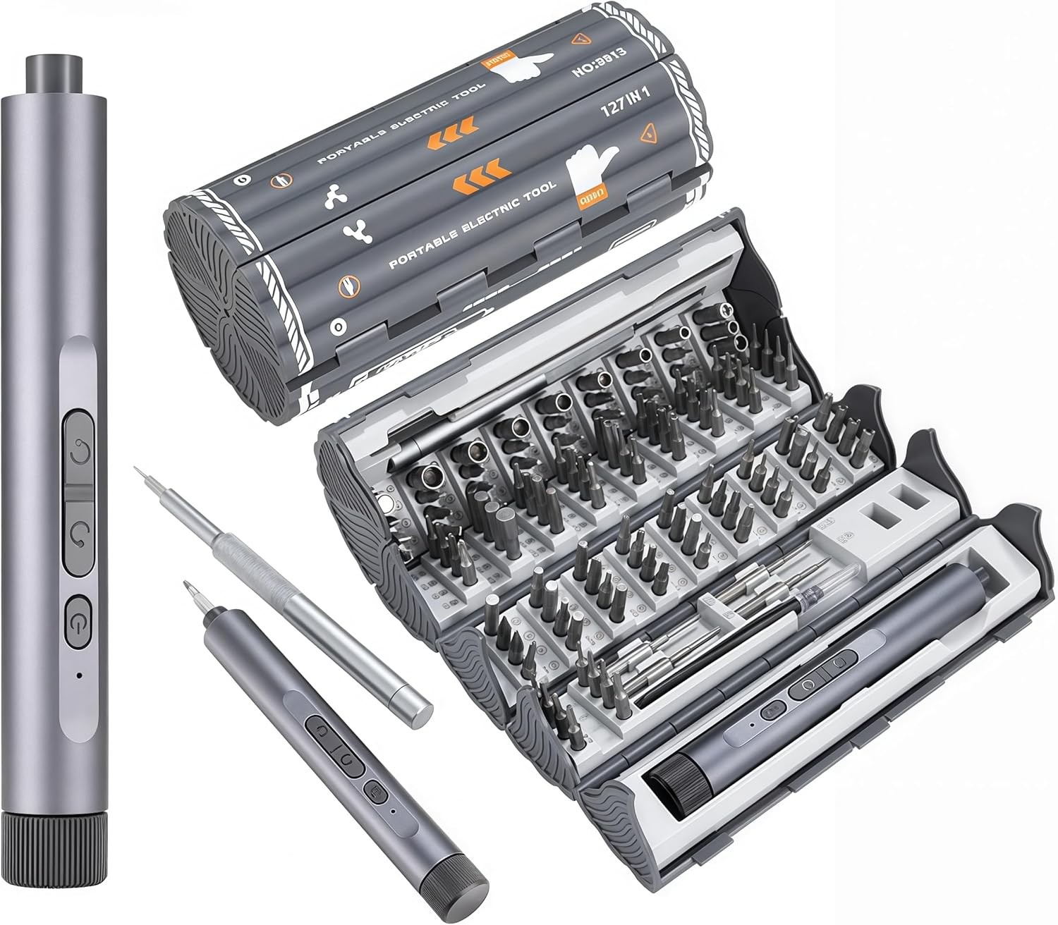 127 in 1 Precision Screwdriver Set Electric USB C
