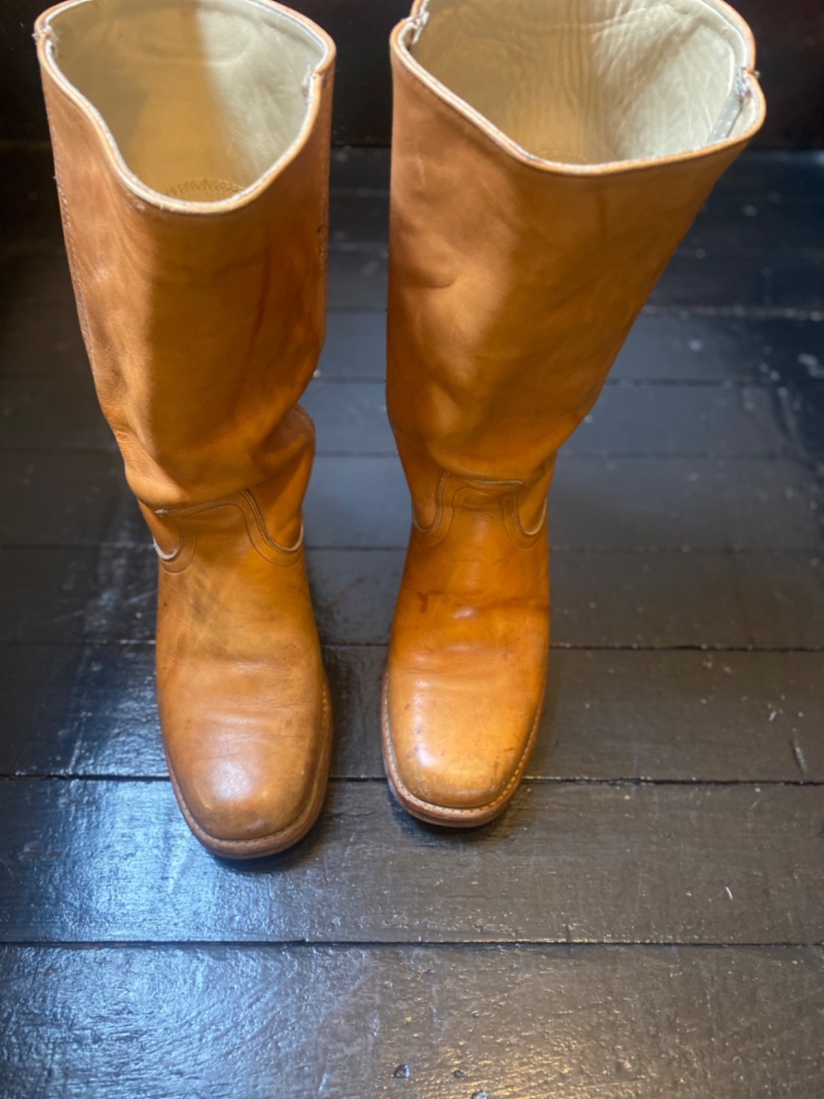 DINGO Campus Riding Boots Vintage Tan Men's  Sz 9.5