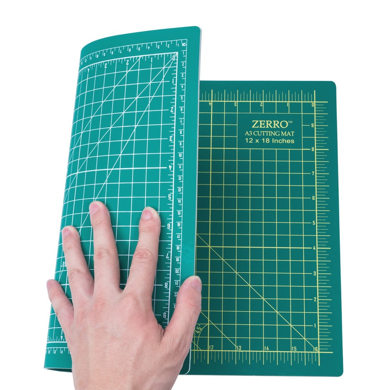 ZERRO Self Healing Cutting Mat 12" x 18" Double Sided Cutting Sewing Mat | No...