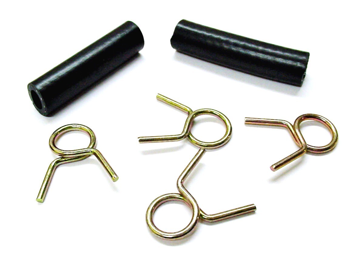 GM Fuel Filter Gas Line Hoses & Corbin Clamps Clips Kit 5/16" 8mm
