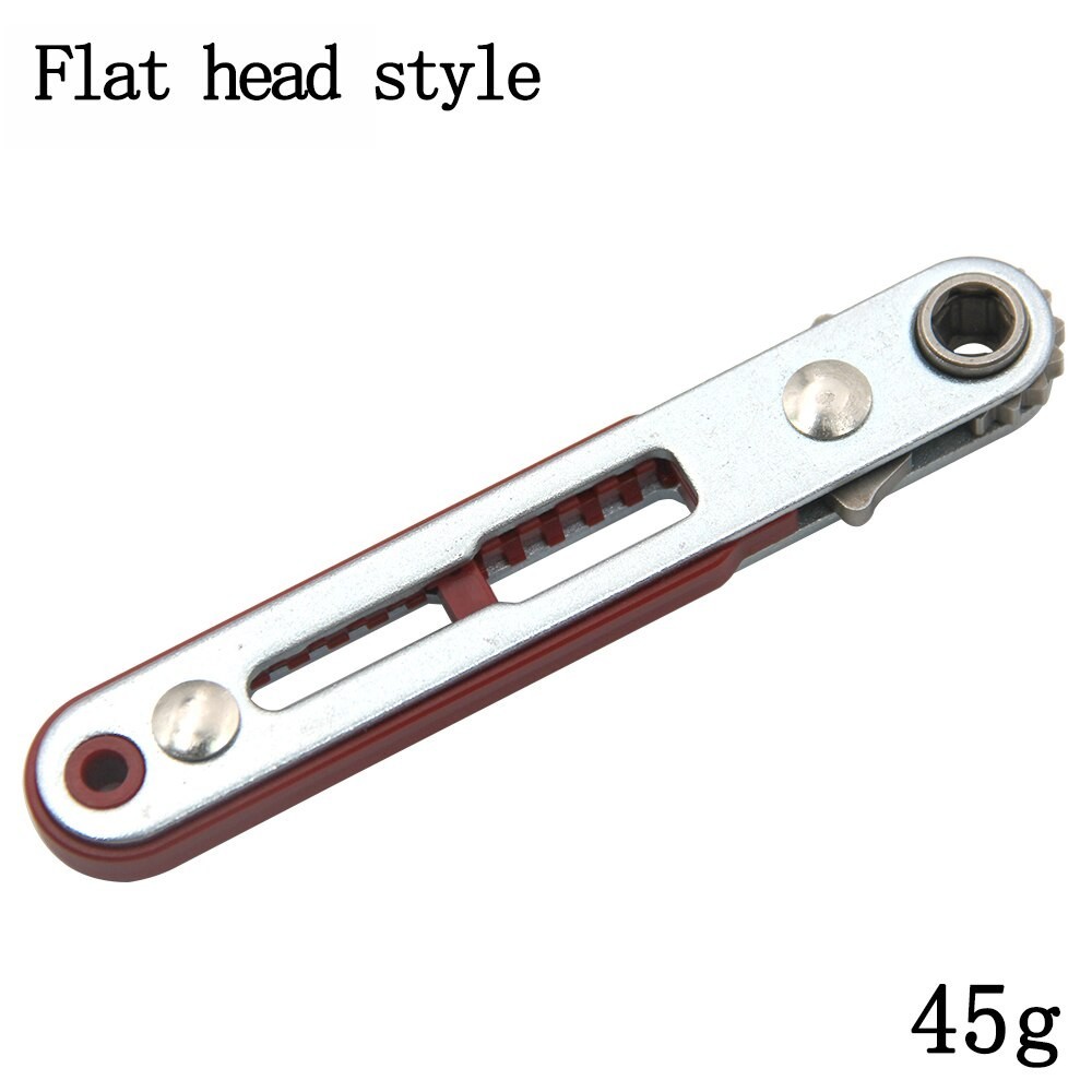 Multifunctional Bidirectional Forward and Reverse Ratchet Screwdriver Elbow Flat