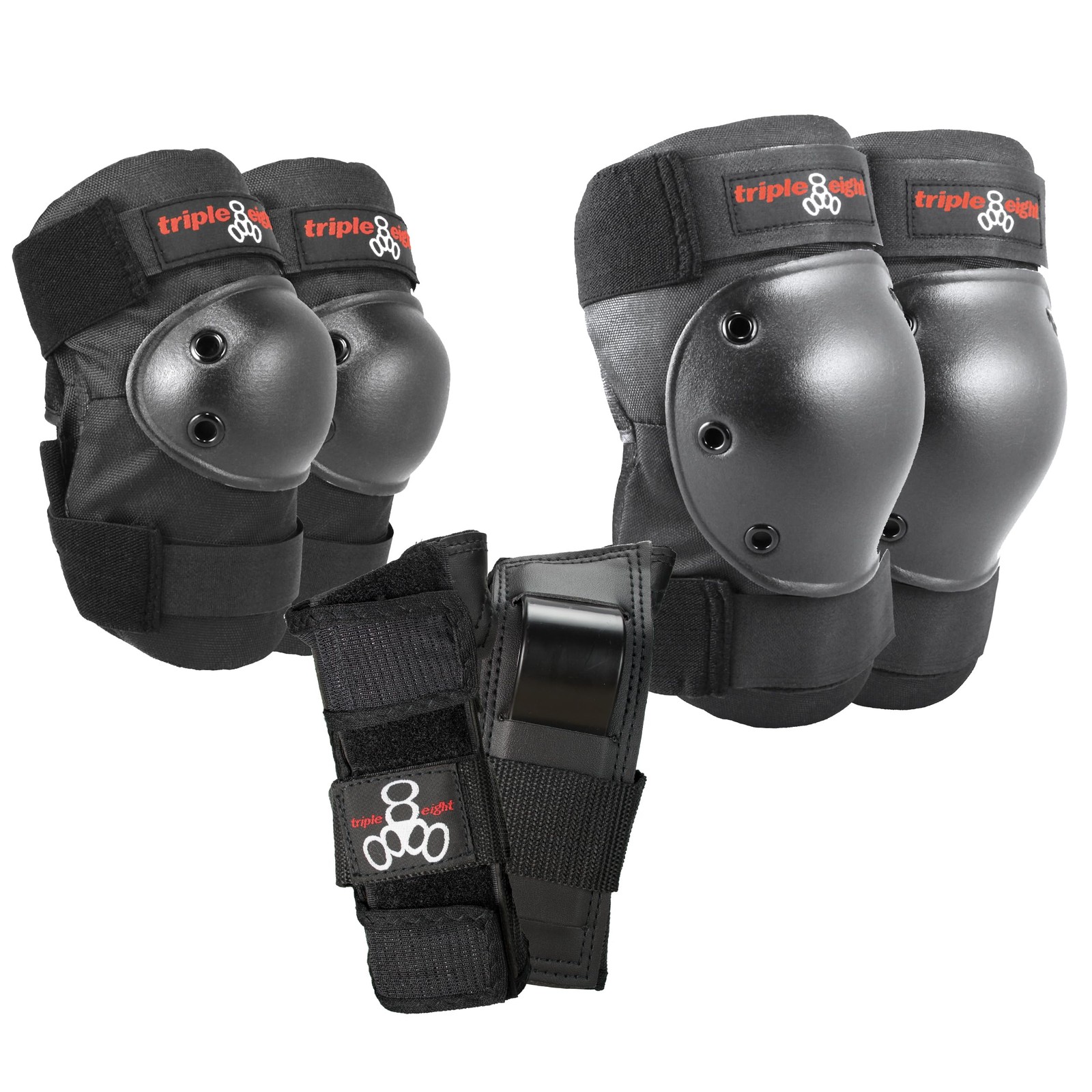 Triple Eight Saver Series Pad Set: Kneesavers, Elbowsavers, Wristsavers - L