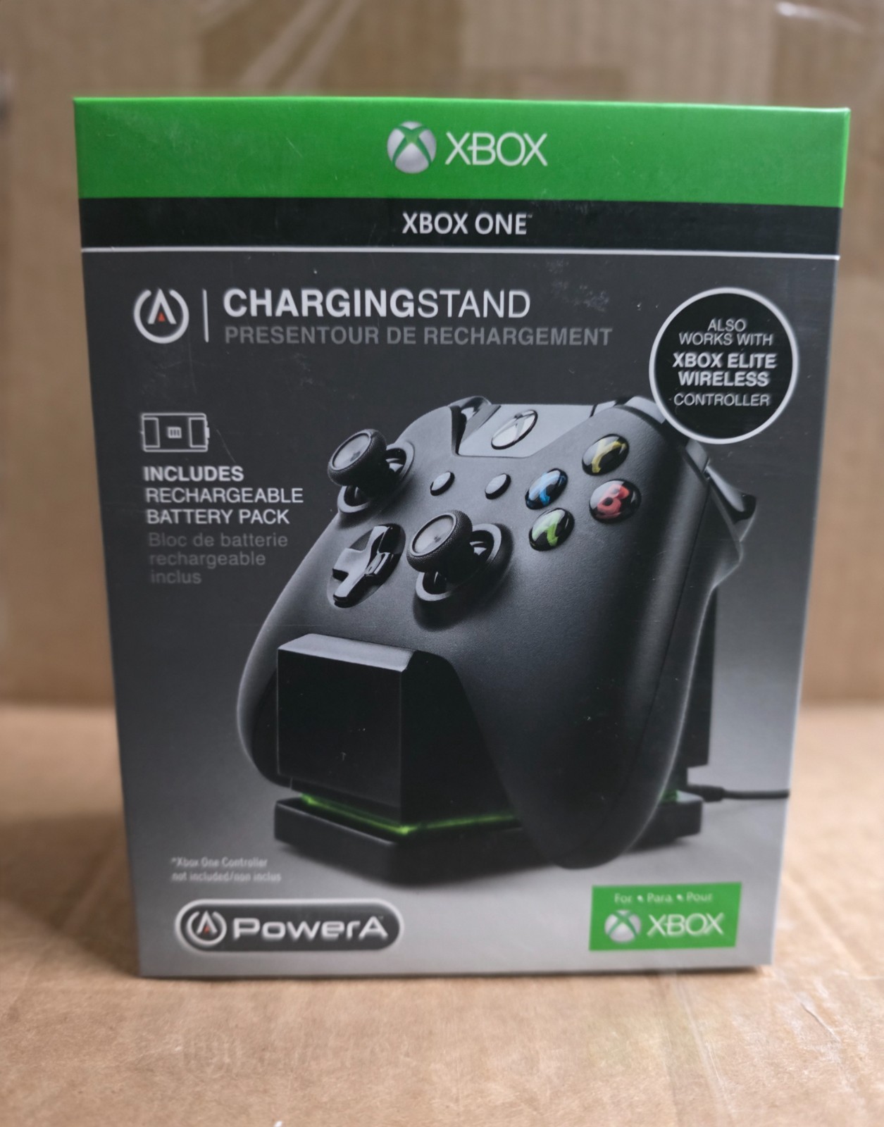 PowerA Charging Stand USB for Xbox One Controller Rechargeable Battery Pack