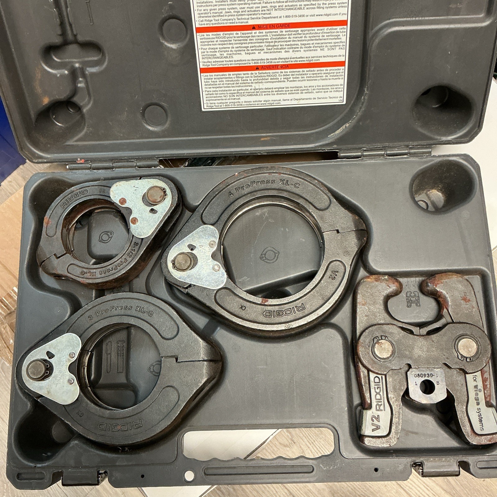 NEW RIDGID 21878 XL-C KIT 2 1/2"-4"