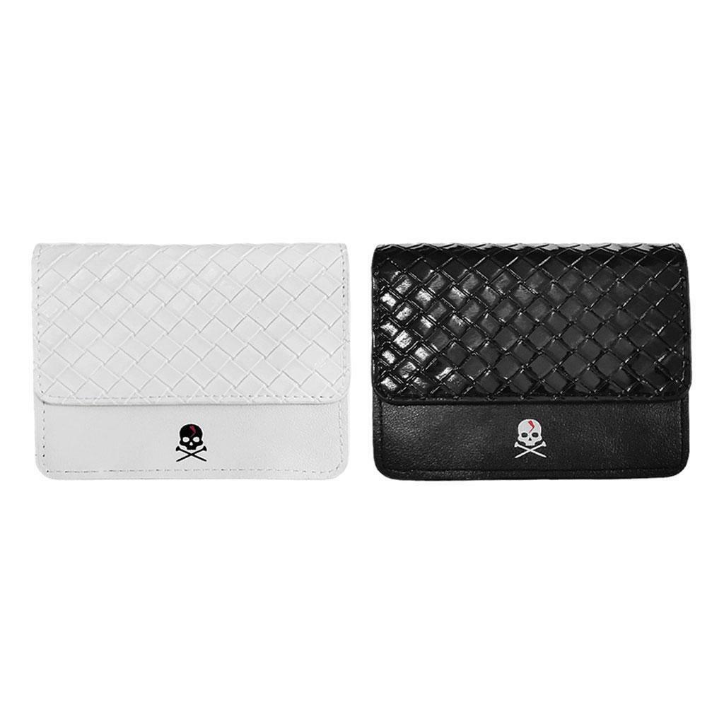 Golf Range Bag  Closure Leather  Storage Pouch