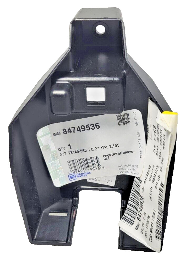 Genuine GM 84749536 Bracket Alert Module Driver Side Object Sensing Ghevy GMC