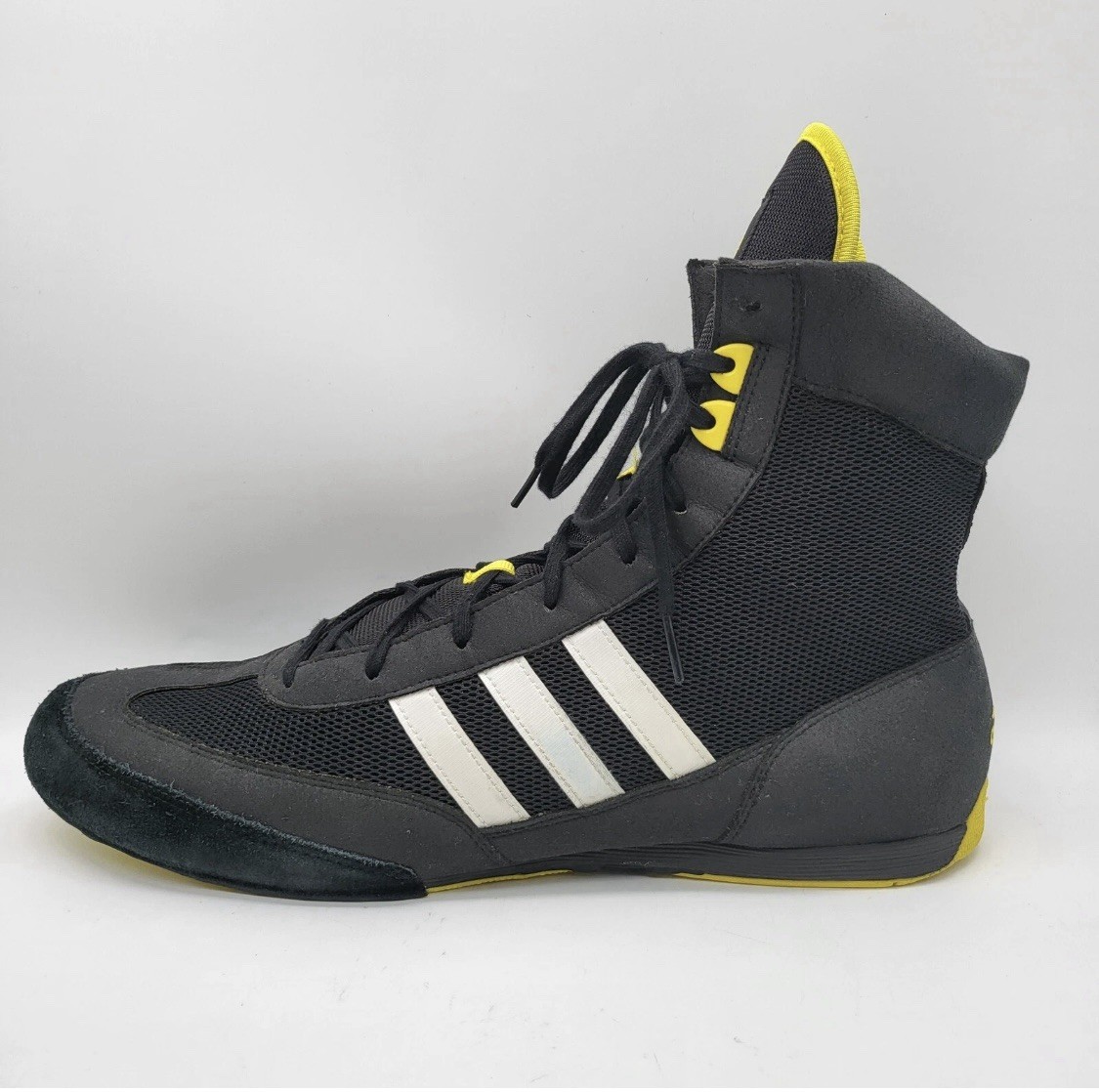Adidas Box Champ Speed 3 Shoes Mens 14 Black Boxing Gym Training Sneakers G64186