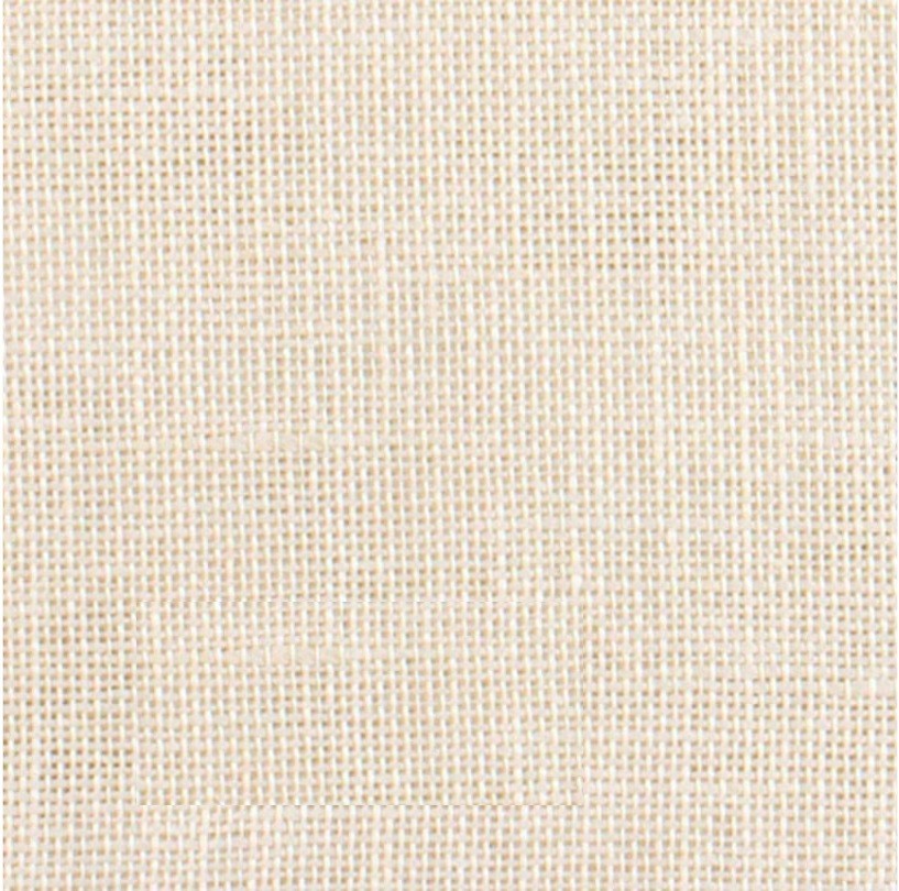 Wichelt Permin PREMIUM LINEN FABRIC 32 Ct Cross Stitch 18 x 27 WHITE CHOCOLATE