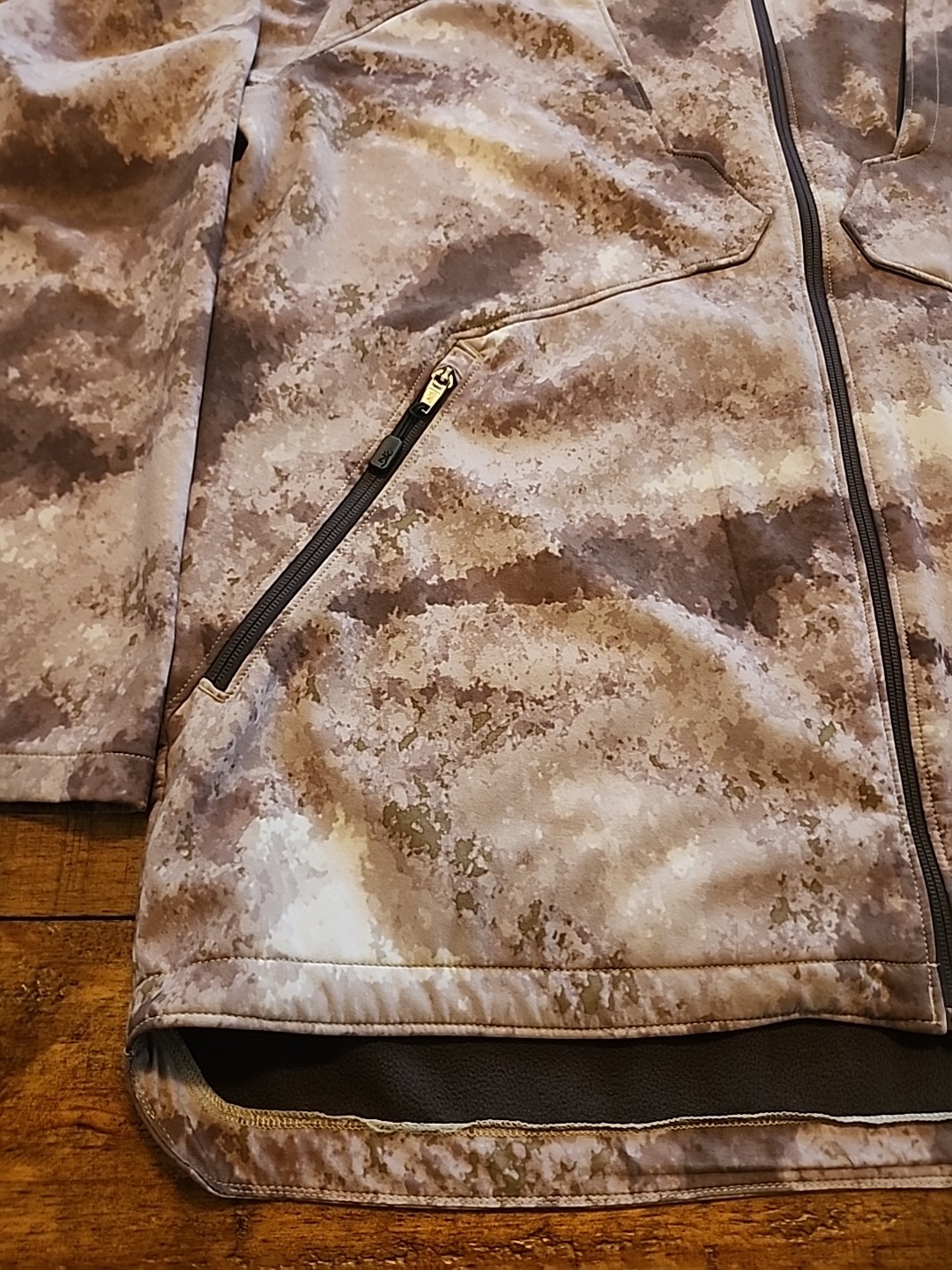 Browning Mens 2XL Camouflage Elk Country Speed Full Zip Jacket PLEASE READ