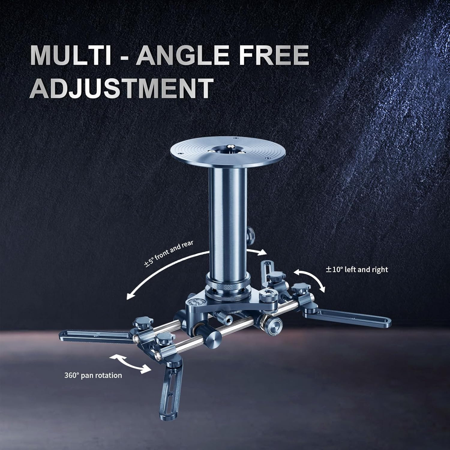 Universal Projector Mount, Ceiling Mount Millimeter-Precision Fine Tuning Tilt S