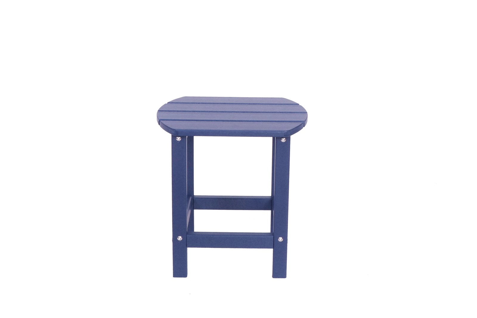Adirondack Square Outdoor Side Table Navy Blue HDPE