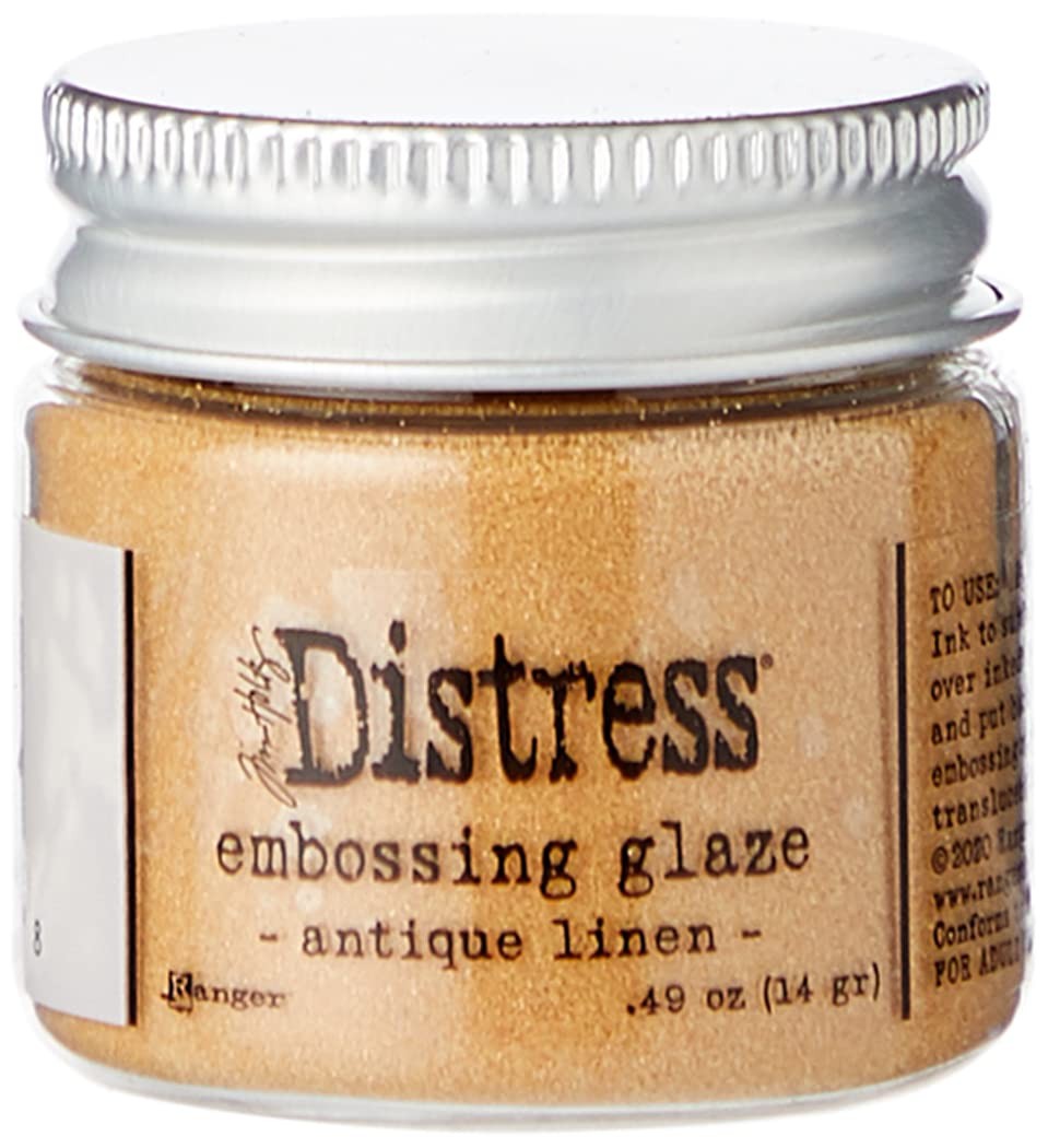Ranger Tim Holtz - Embossing Glaze 0.49 Ounce (Pack of 1), Antique Linen