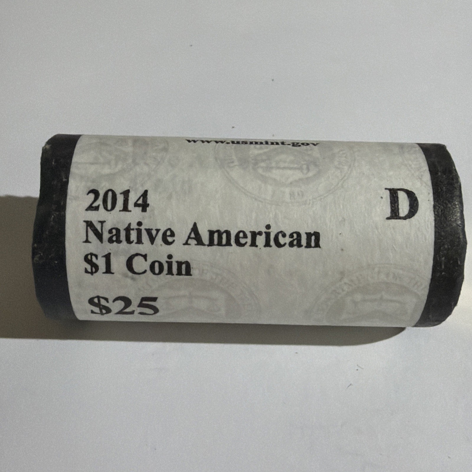 2014-D NATIVE AMERICAN DOLLAR ROLL!! 2014-D SACAGAWEA ROLL!  25 COINS!