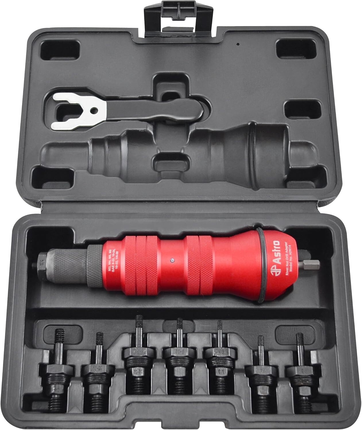 Astro Pneumatic -ADN14- Rivet Nut Drill Adapter Kit