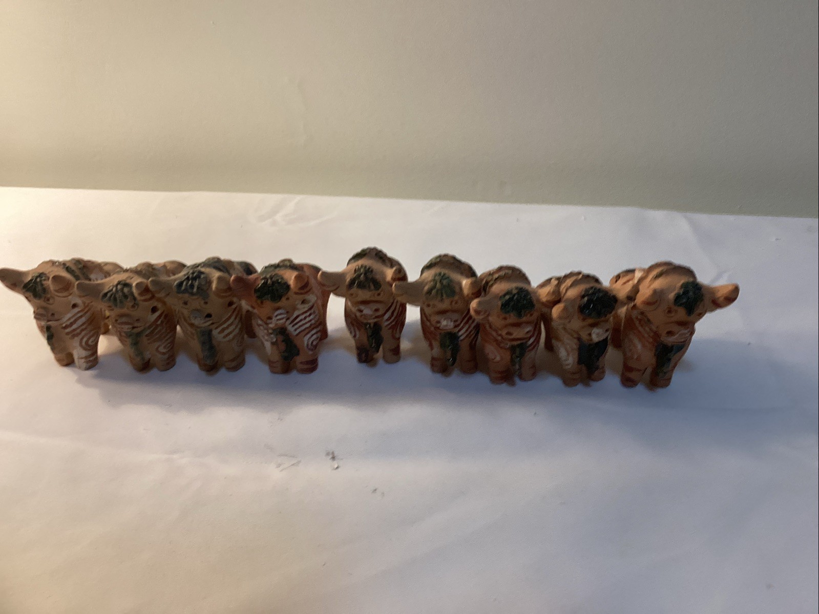 Eppa Peru Artesian Hand Painted Bulls