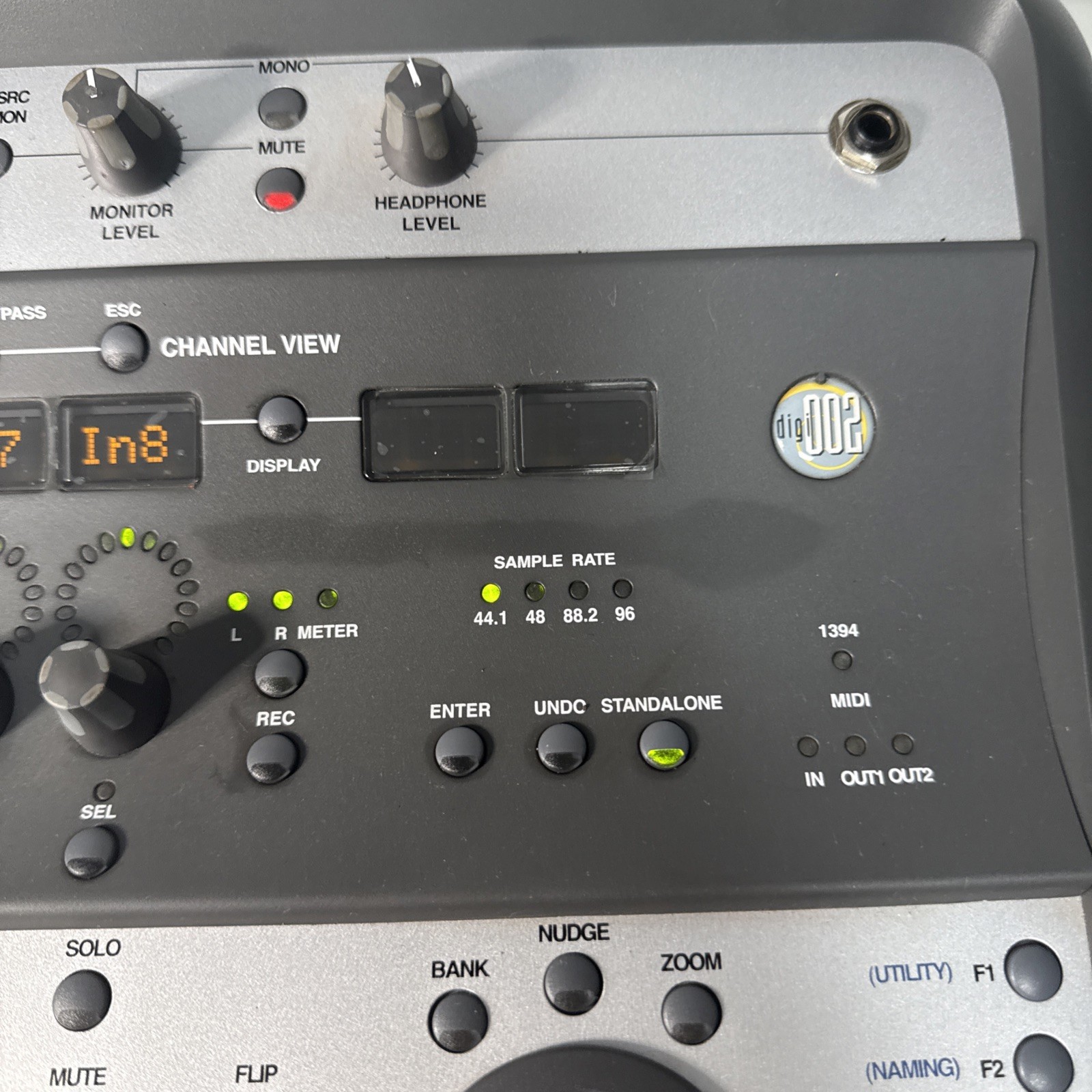 DIGIDESIGN DIGI 002 MX002 FIREWIRE PRO TOOL LE SYS MIXER MIDI AUDIO Tested