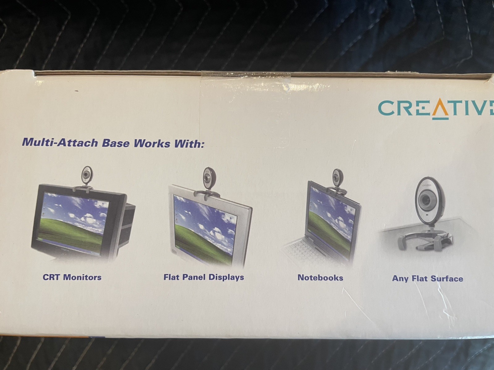 New! Creative Labs Webcam Live Messenger USB Wired Webcam Built In Microphone