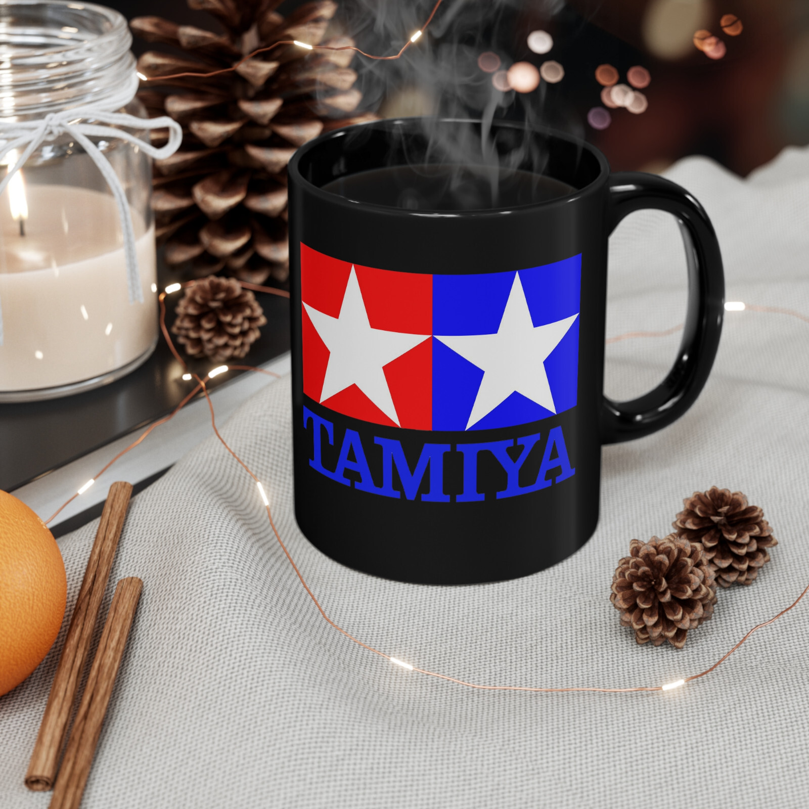 TAMIYA 11oz Coffee Tea Black Mug