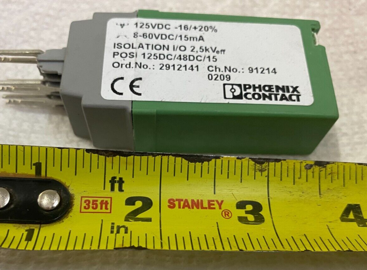 Phoenix Contact 2912141 Solid state relay POSI 125DC/48DC/15