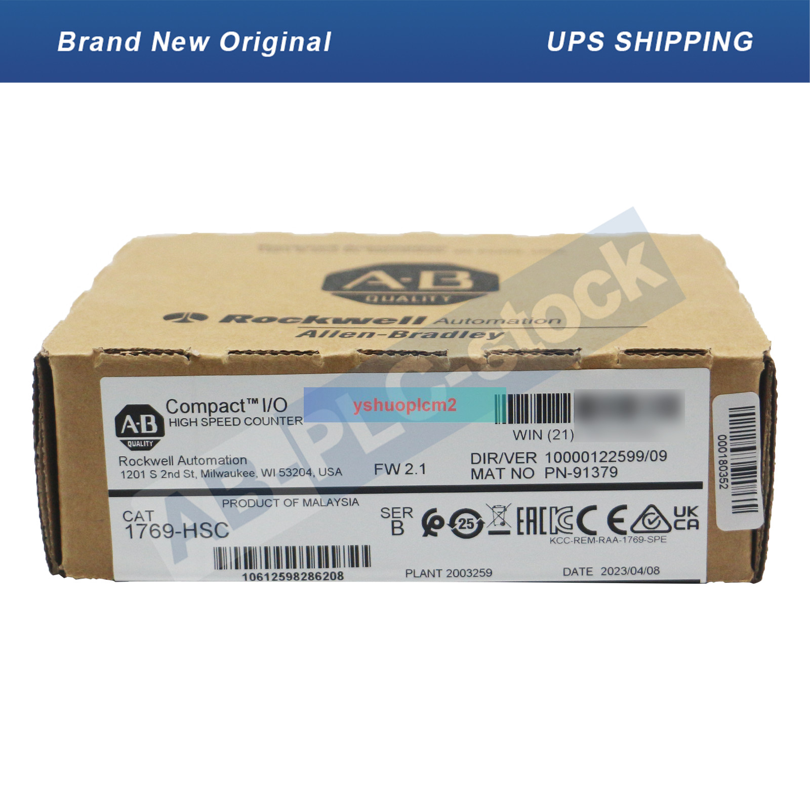 New 1769-HSC A~B CompactLogix 2/4 Channel High Speed Counter Module