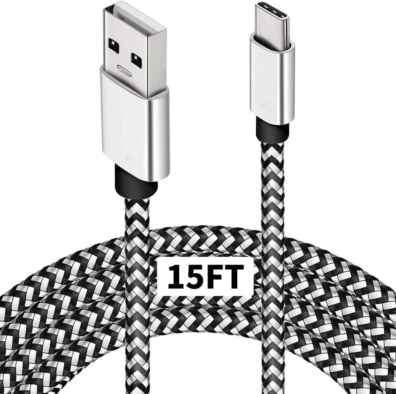 DEEGO Type C Charger Cable,15Ft Long USB a to C Cable Compatible with Google Pix