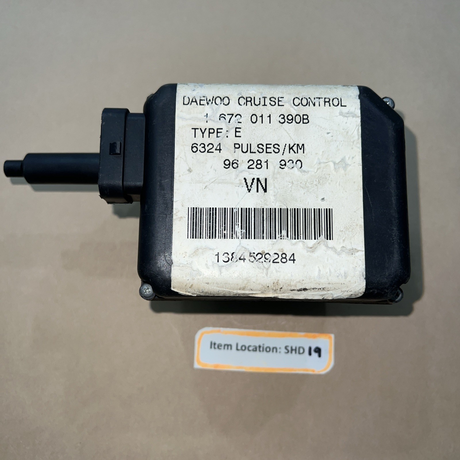 DAEWOO LEGANZA CRUISE CONTROL MODULE 1 672 011 390B