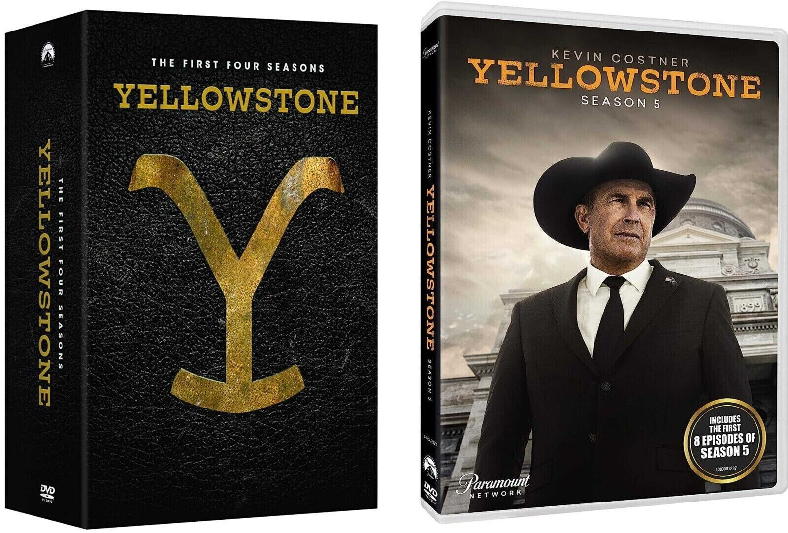 YELLOWSTONE the Complete Series 1-5 Seasons 1 2 3 4 5 (1/2 Parts)full BOX SET.