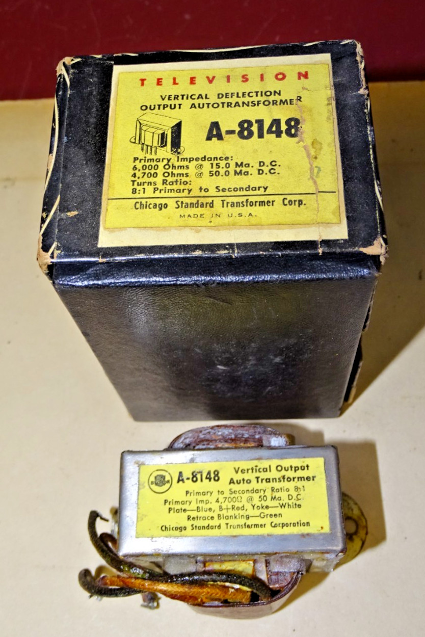 Stancor Type A-8148 Transformer, Pri 4700 Ohms, Sec 8 to 1