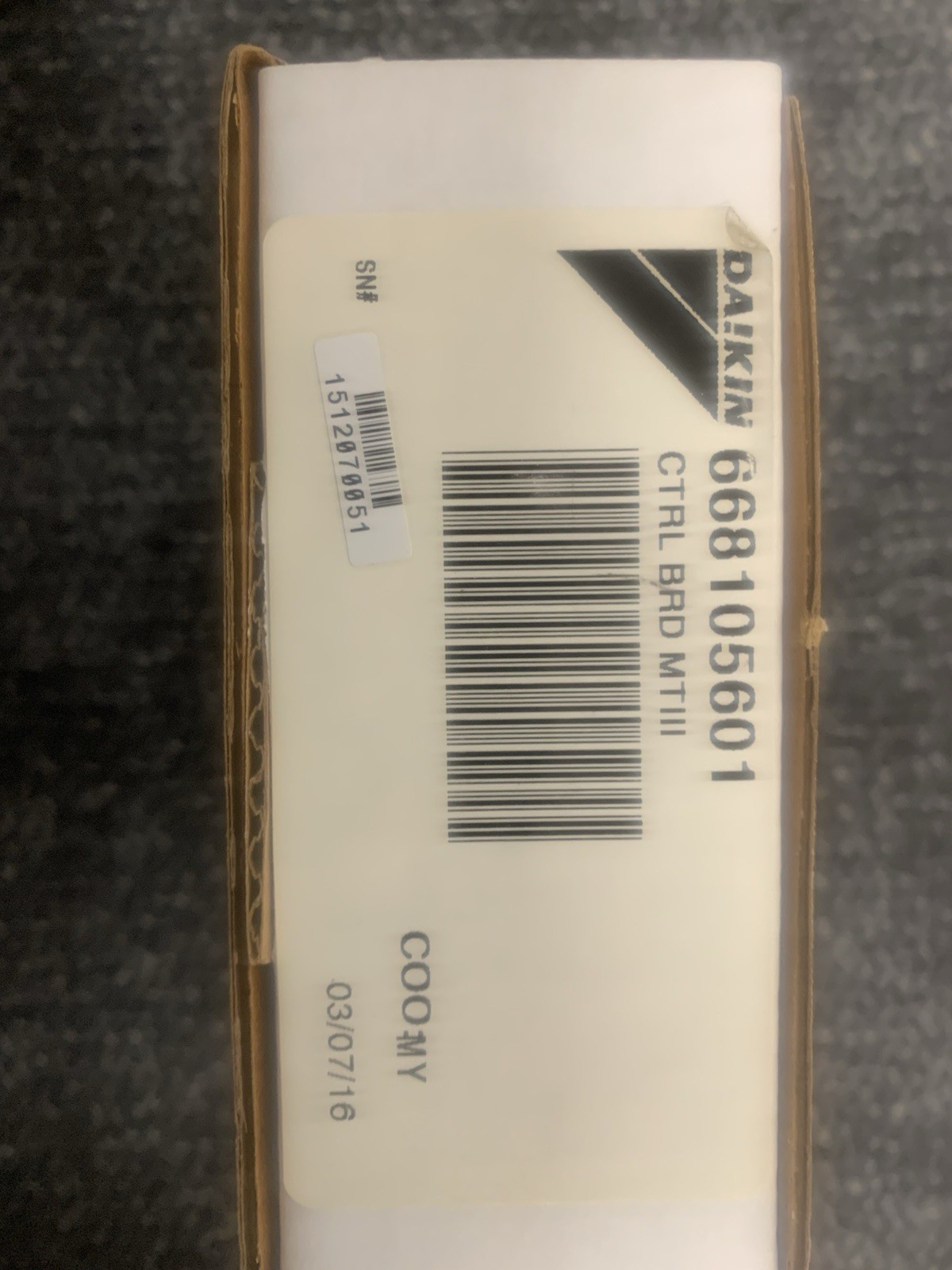 DAIKIN 668105601 Control Board (NEW)