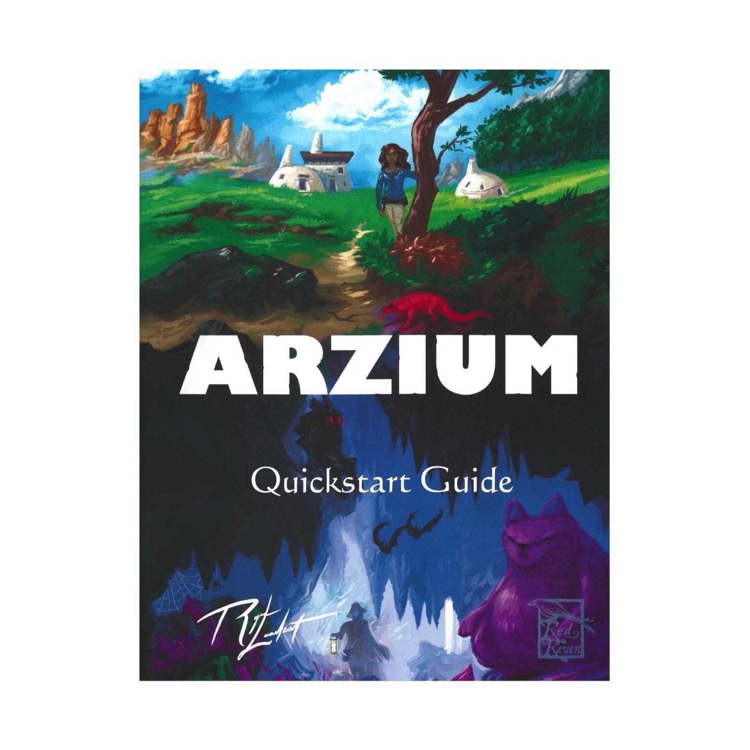Red Raven Arzium Quickstart Guide (Free RPG Day 2024) NM