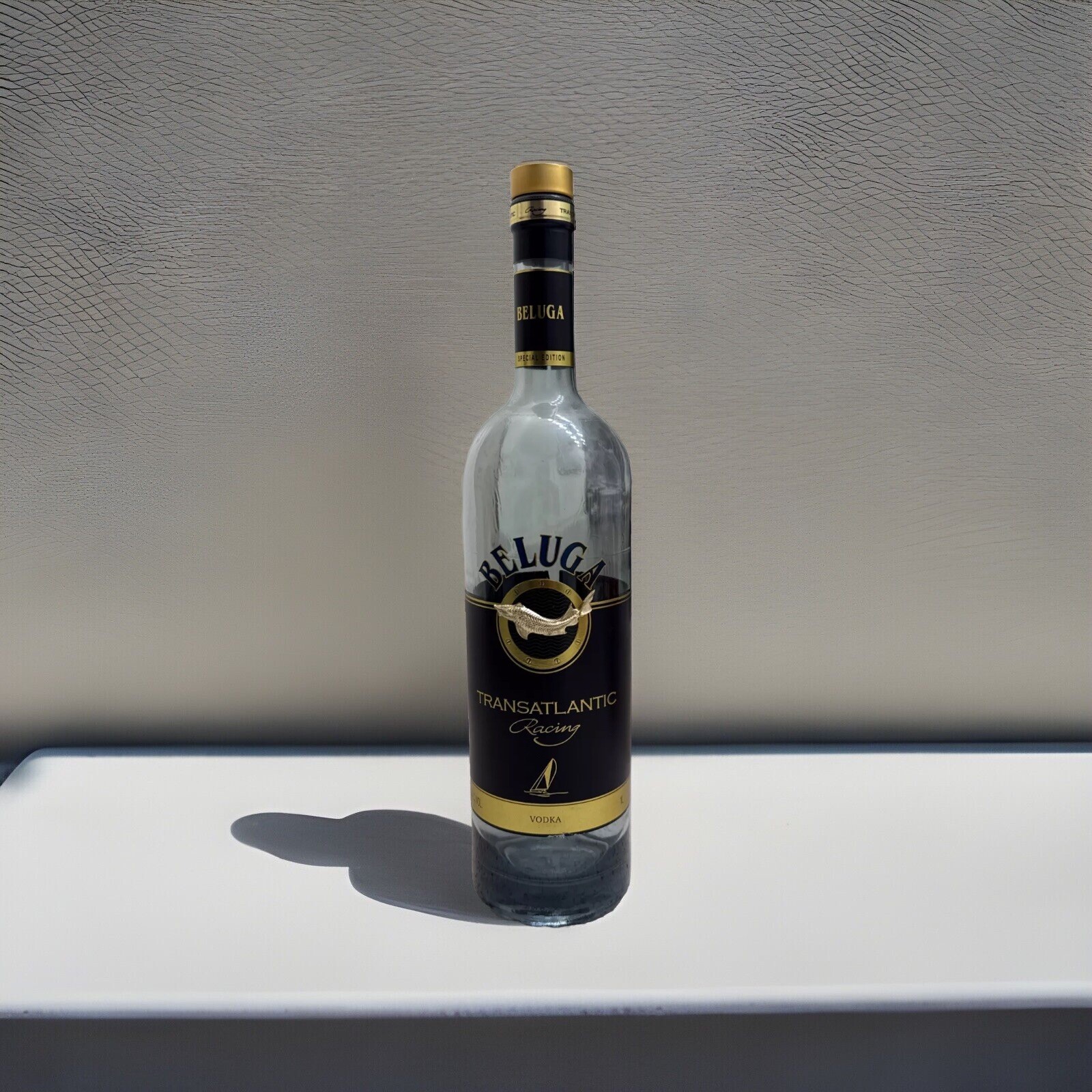 Beluga Russian  Vodka 1 Liter Special Edition Transatlantic Racing Empty Bottle