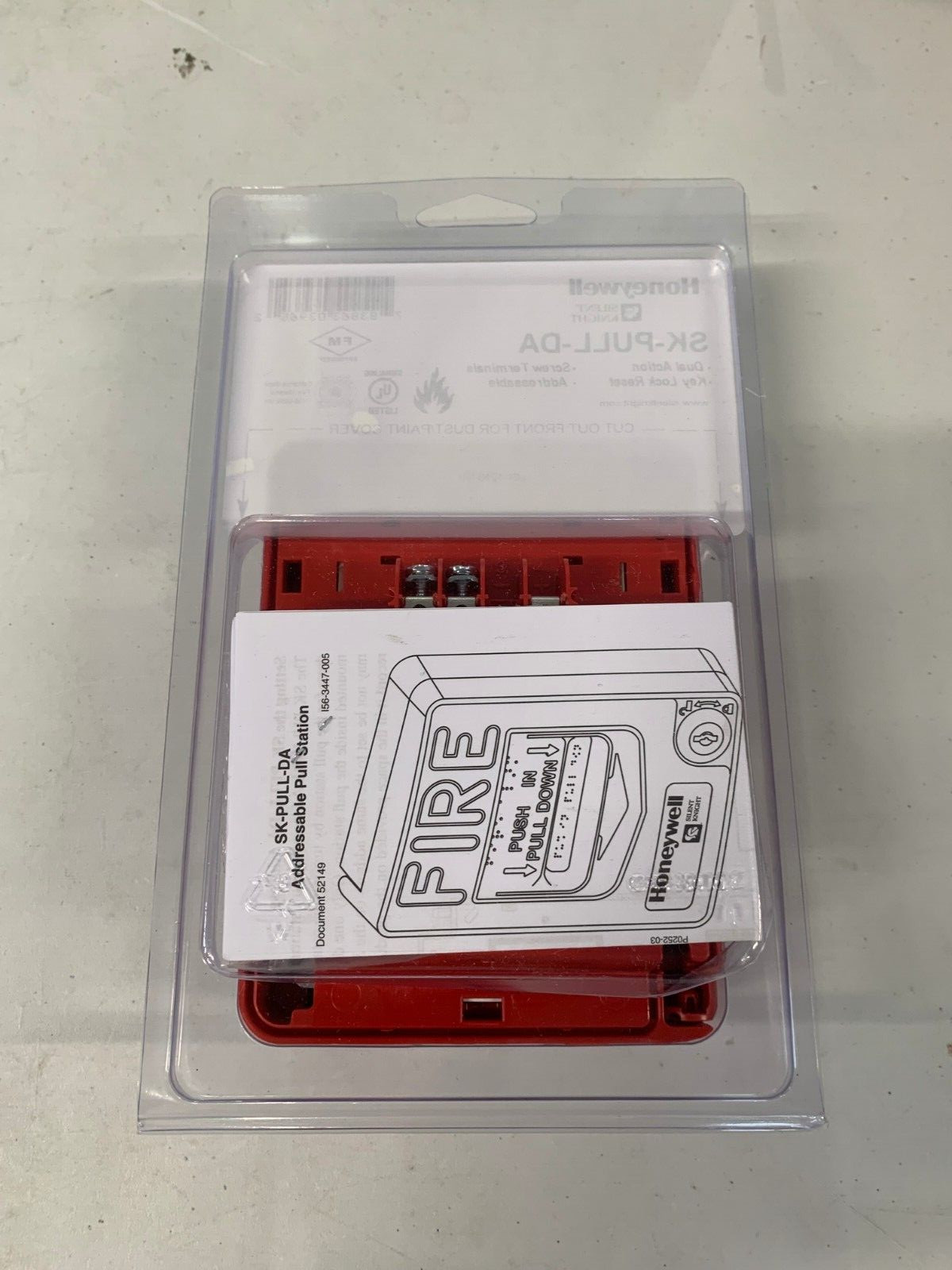 Silent Knight SK-PULL-DA DUAL Action Pull Station Same Day Shipping