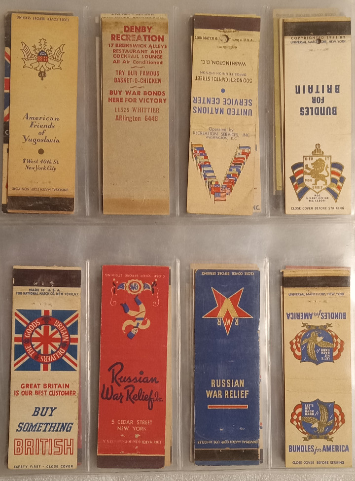 LOT MILITARY, WW2 , PROPAGANDA , WAR BONDS, WAR RELIEF, AMERICA Collection.