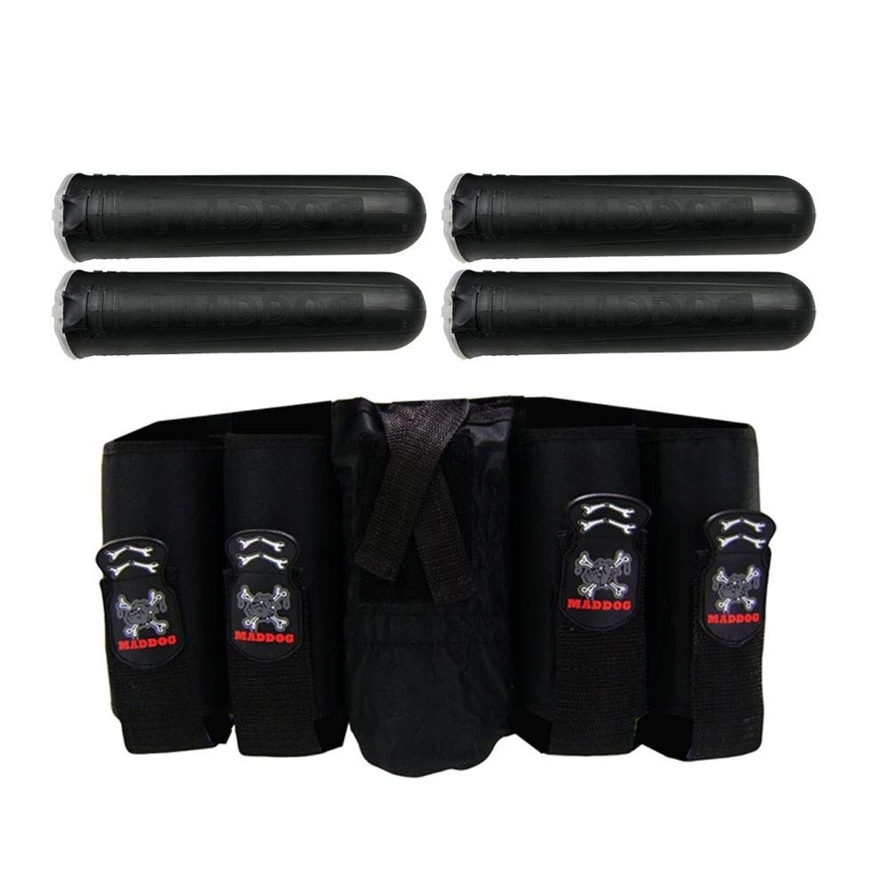 4+1 Vertical Paintball Harness Pod Pack with (4) Paintball Pods | Pod Holder ...