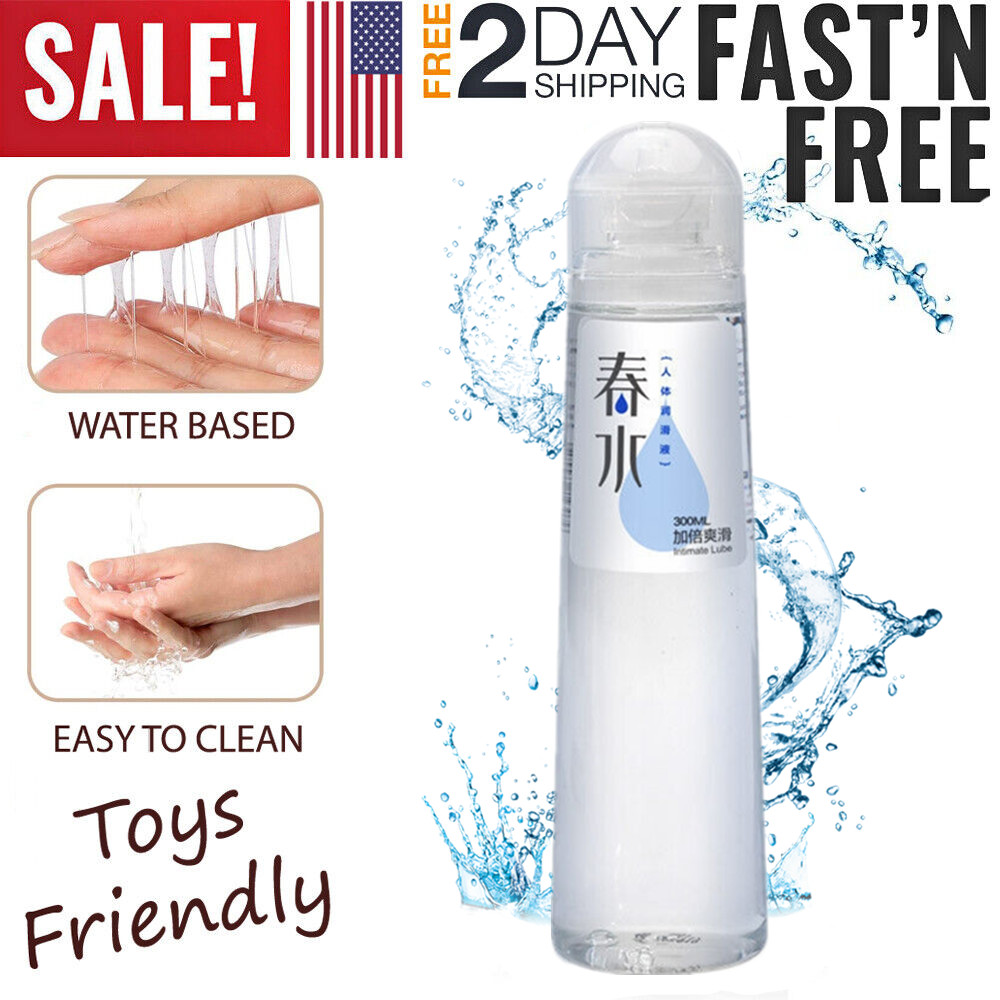 Lube Personal Sex Lubricant Water-Based Long Lasting Easy Clean Women Men Adult